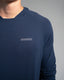 Unisex Long Sleeve Lightweight Hoodie - Deep Navy